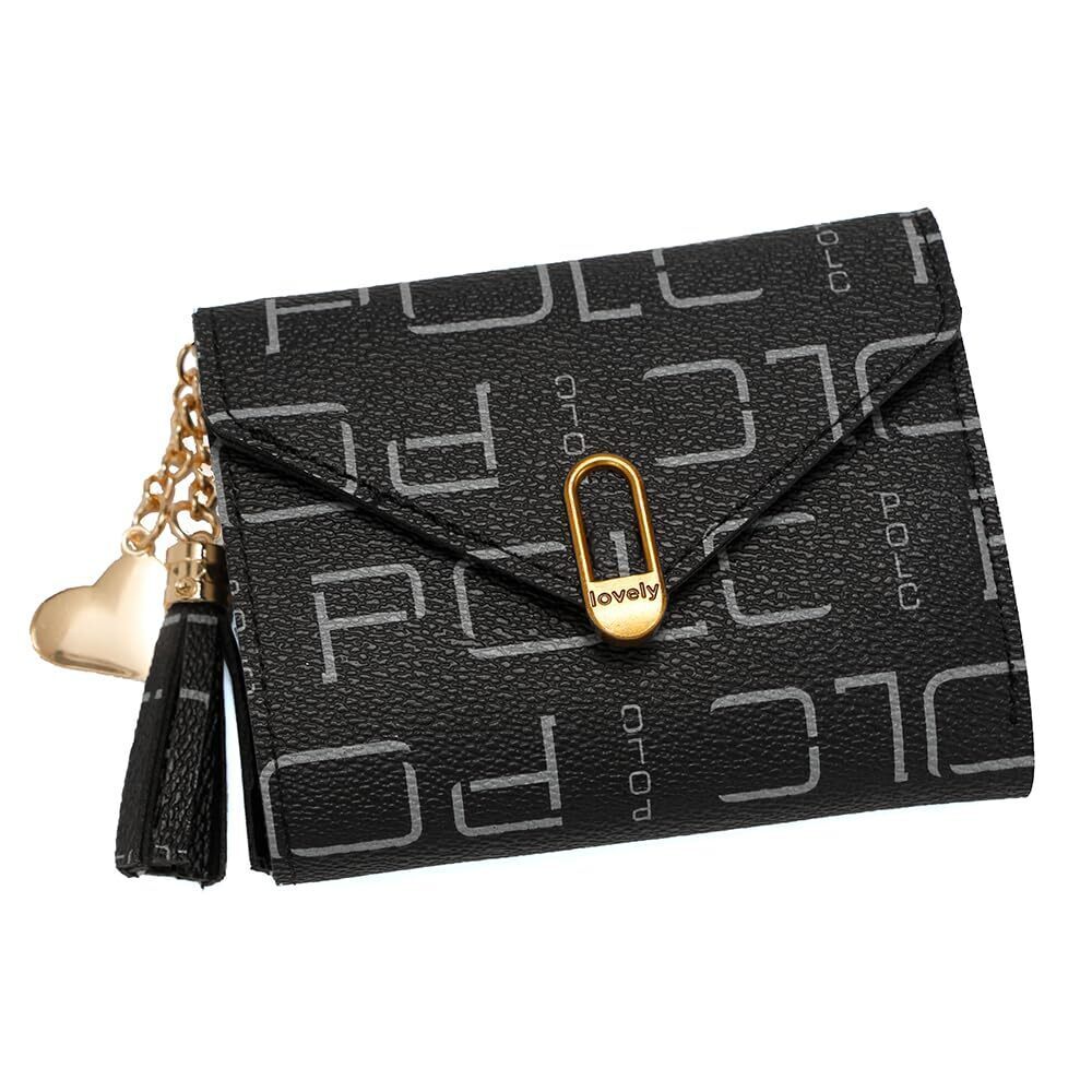 6813 Wallet - Credit Card Holder Trifold Small Wallet Compact